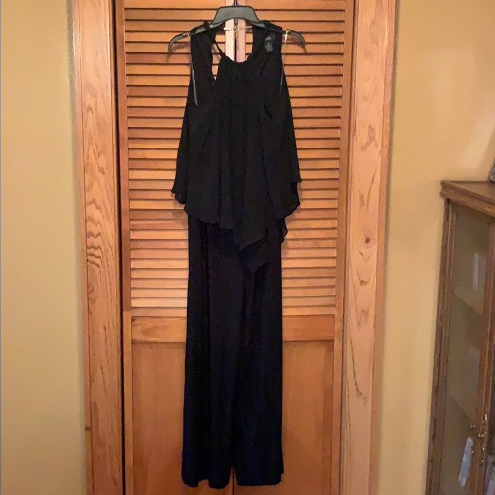Black pantsuit
